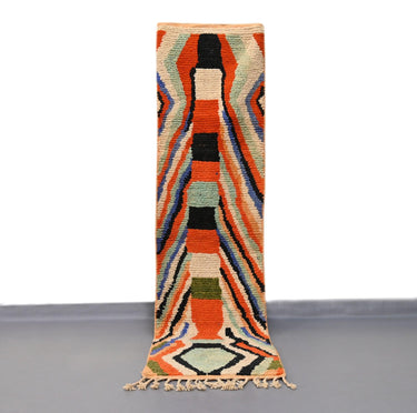Vintage Runner Moroccan Rug 2.4 x 9.5 feet / 75 x 292 cm - Ettilux Home